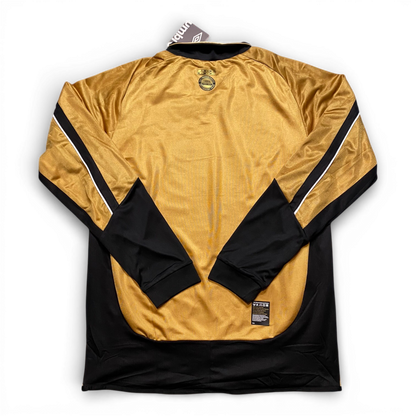 Manchester United reversible jersey commemorating the club's 100th anniversary. Season 01/02. Ruud Van Nistelrooy