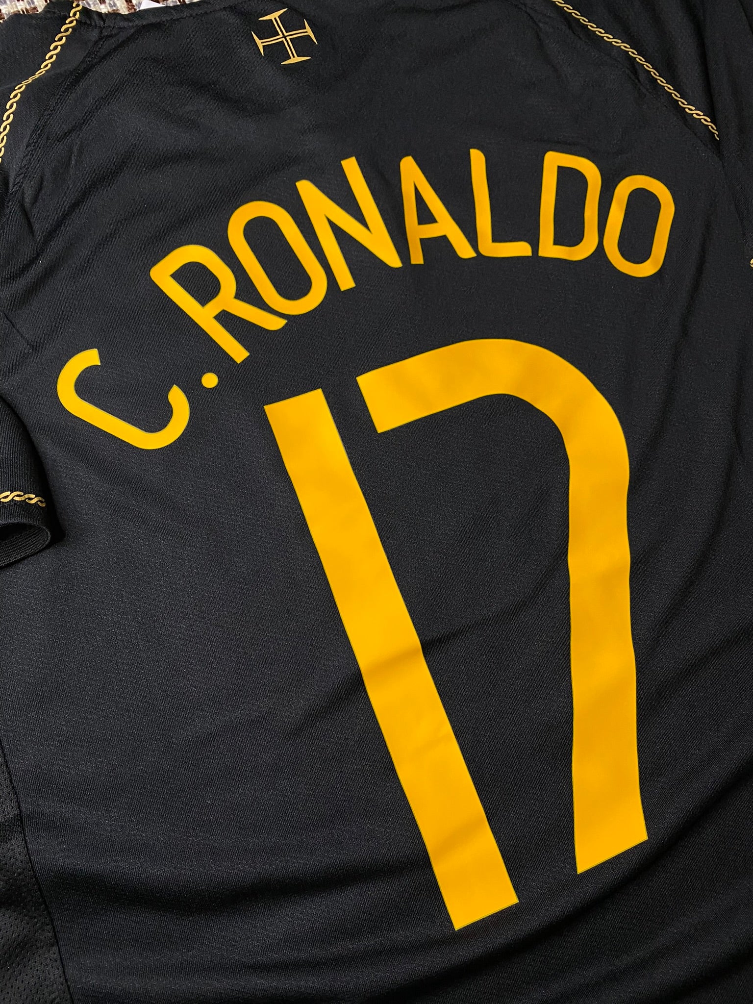Portugal's 2006 away jersey. Cristiano Ronaldo