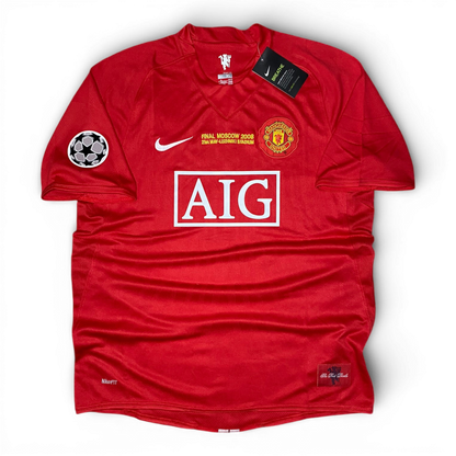 Manchester United's home jersey for the 2008 Champions League Final. Luís Nani