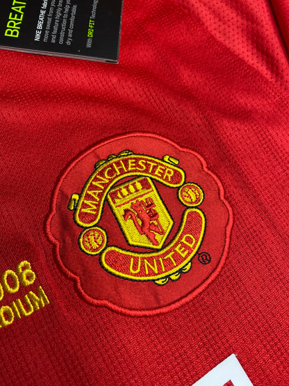 Manchester United's home jersey for the 2008 Champions League Final. Luís Nani