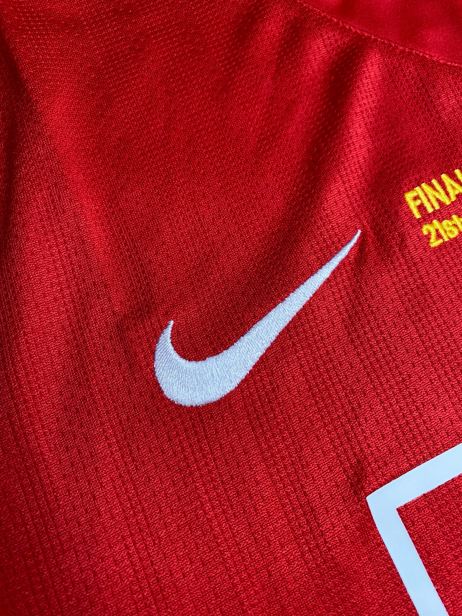 Manchester United's home jersey for the 2008 Champions League Final. Luís Nani