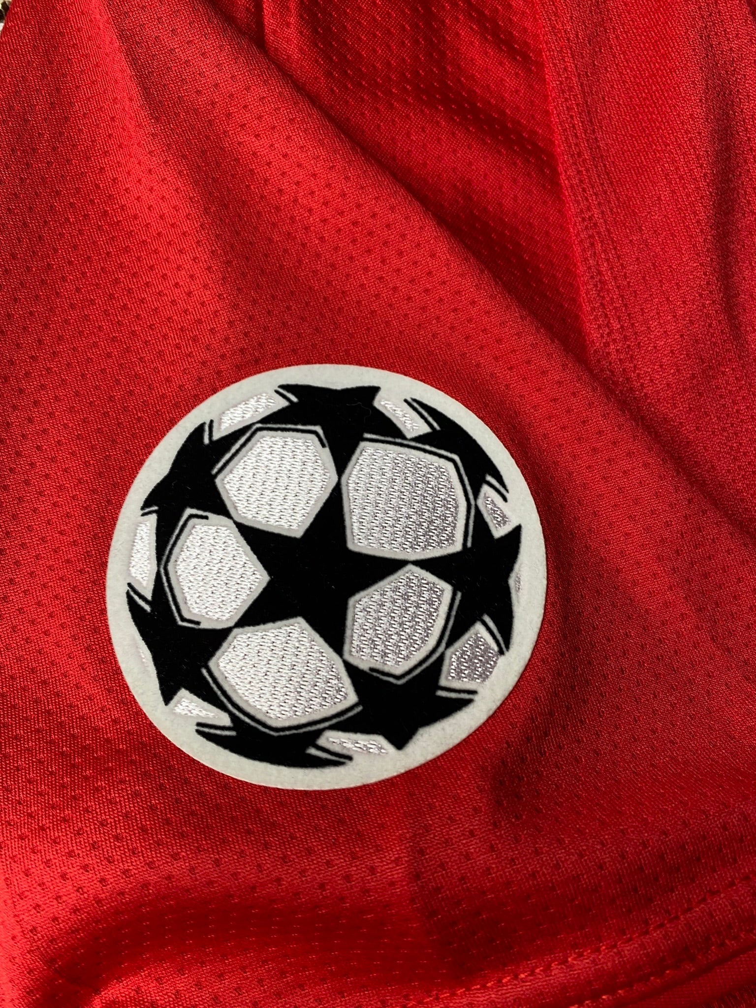 Manchester United's home jersey for the 2008 Champions League Final. Luís Nani