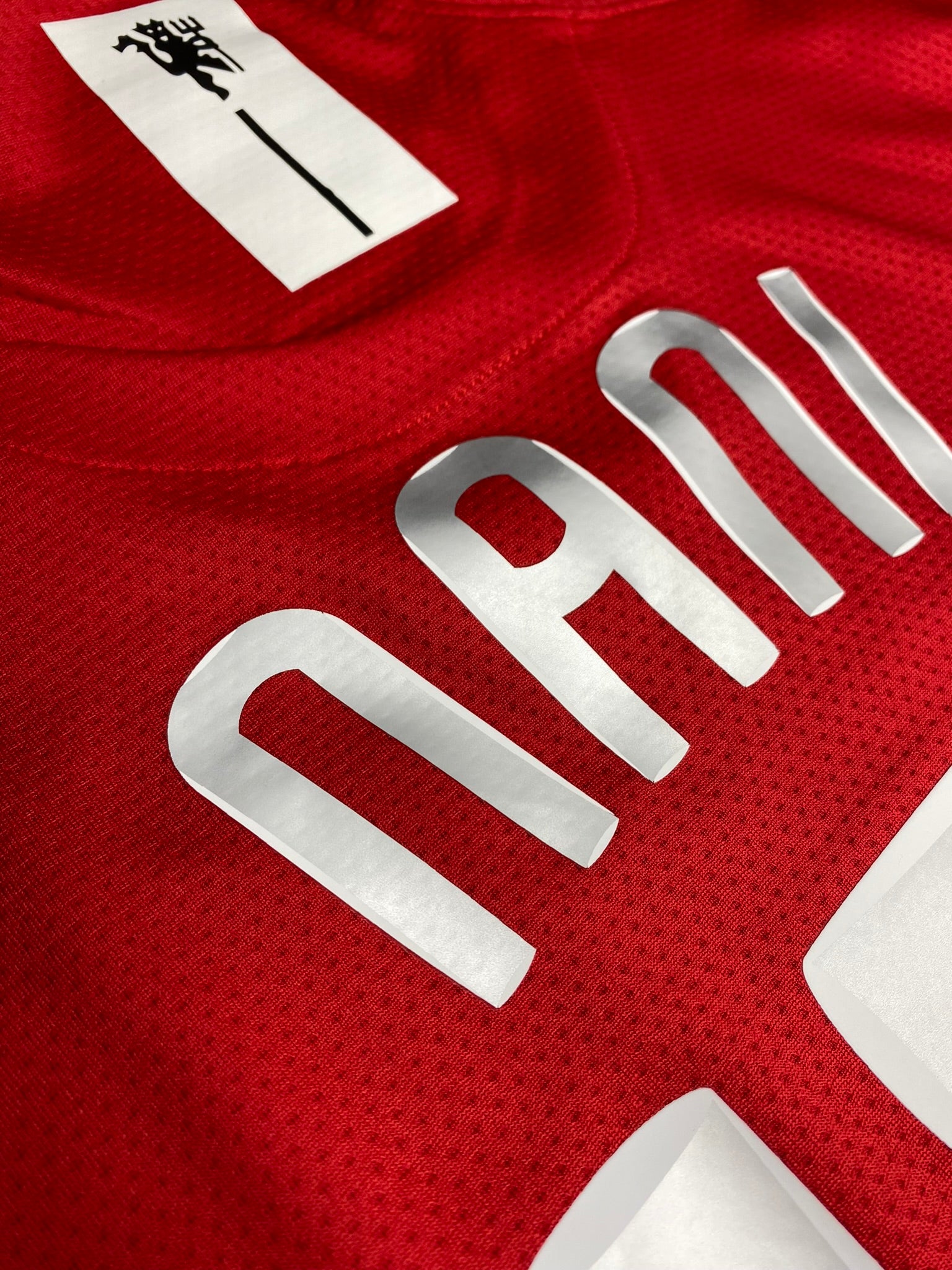 Manchester United's home jersey for the 2008 Champions League Final. Luís Nani