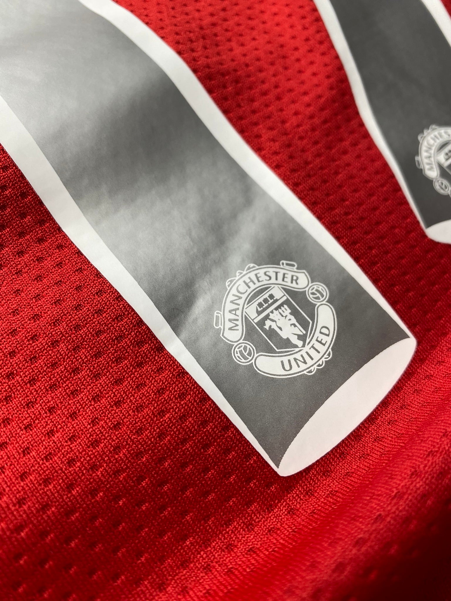 Manchester United's home jersey for the 2008 Champions League Final. Luís Nani