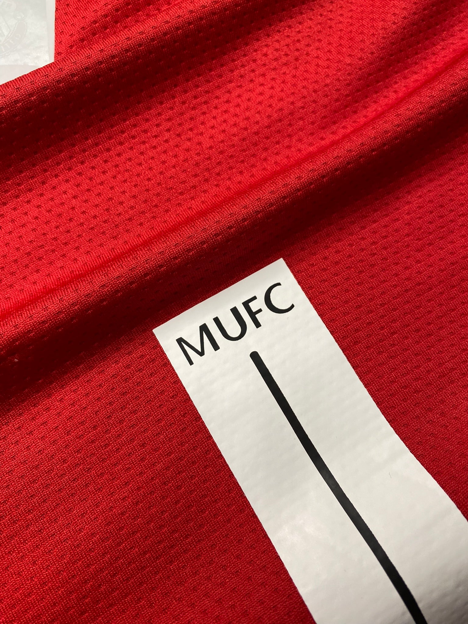 Manchester United's home jersey for the 2008 Champions League Final. Luís Nani