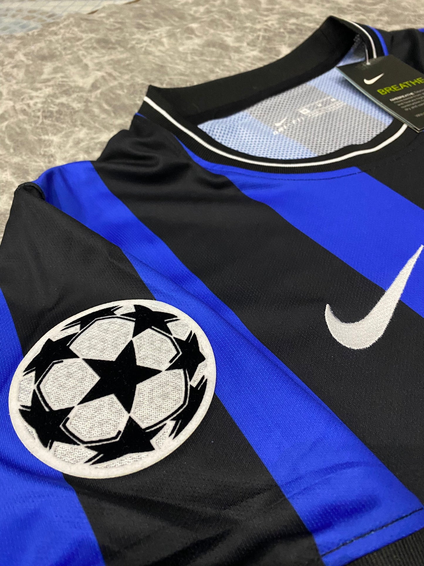 Inter Milan's 2010 Champions League Final Home Jersey. Mario Balotelli.