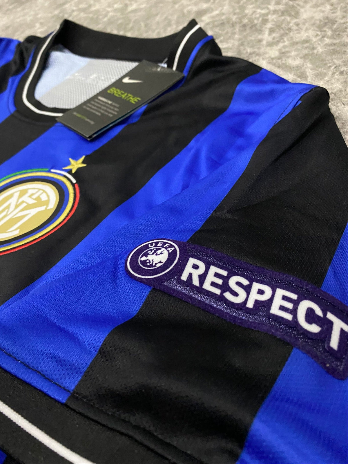 Inter Milan's 2010 Champions League Final Home Jersey. Mario Balotelli.