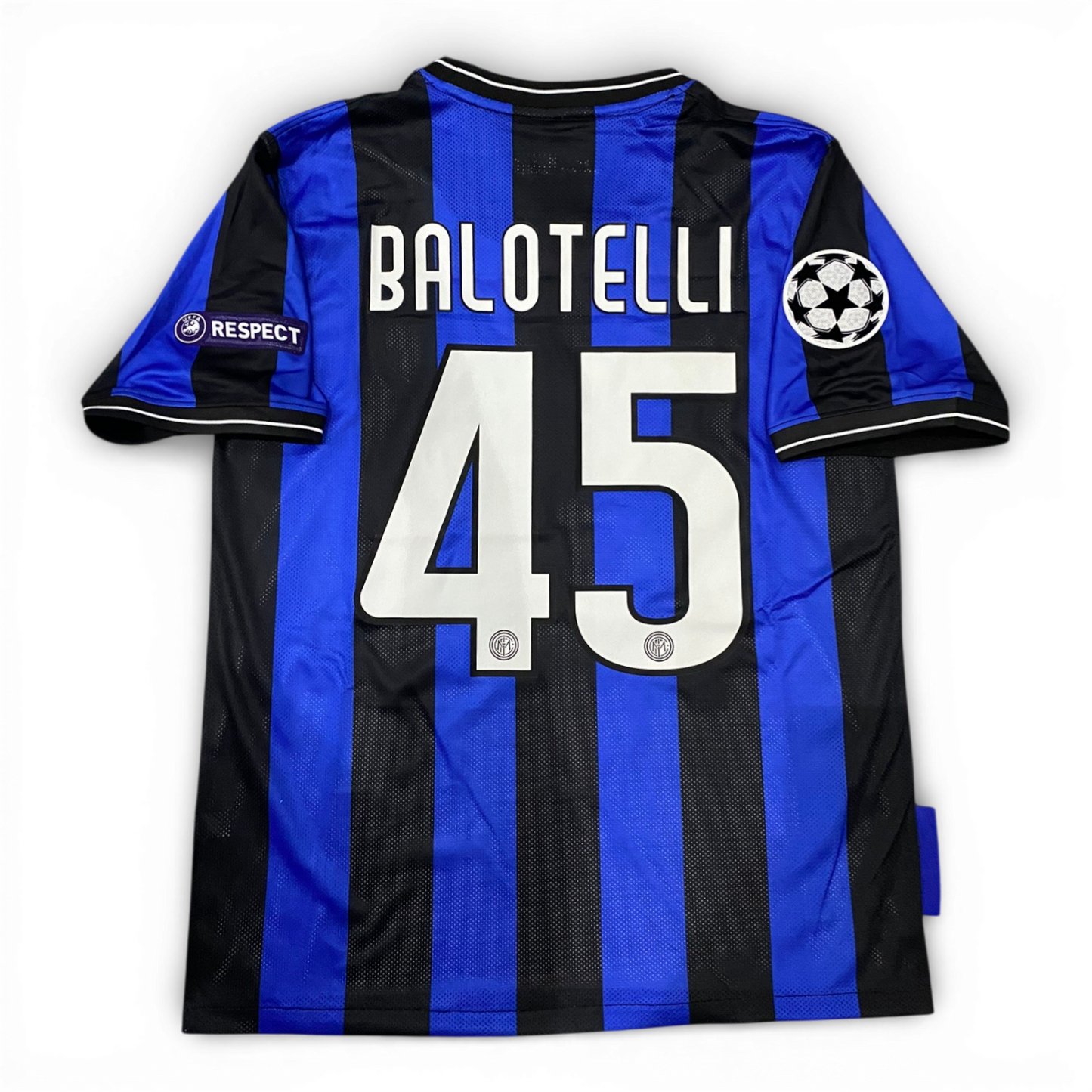 Inter Milan's 2010 Champions League Final Home Jersey. Mario Balotelli.