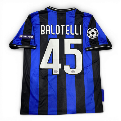 Inter Milan's 2010 Champions League Final Home Jersey. Mario Balotelli.