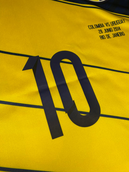 Colombia's home jersey for the 2014 World Cup. James Rodriguez