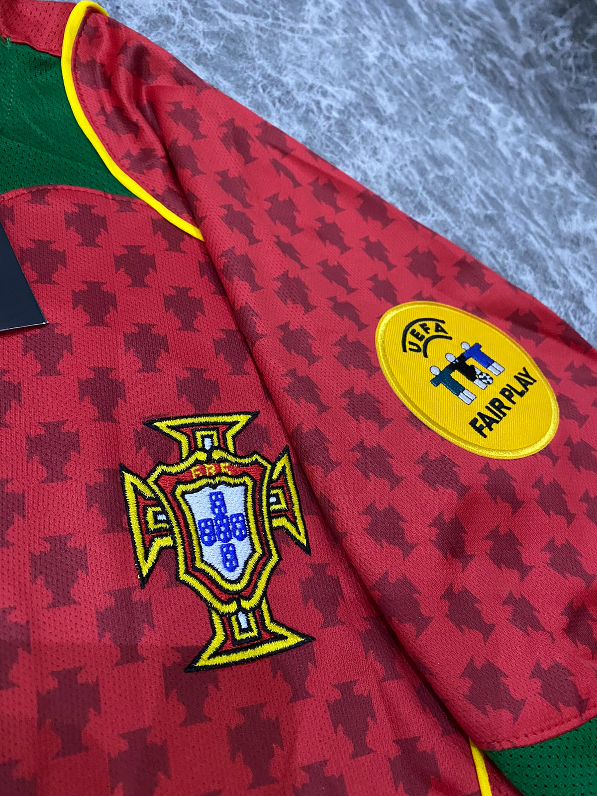 Portugal's home jersey for UEFA EURO 2004. Cristiano Ronaldo.
