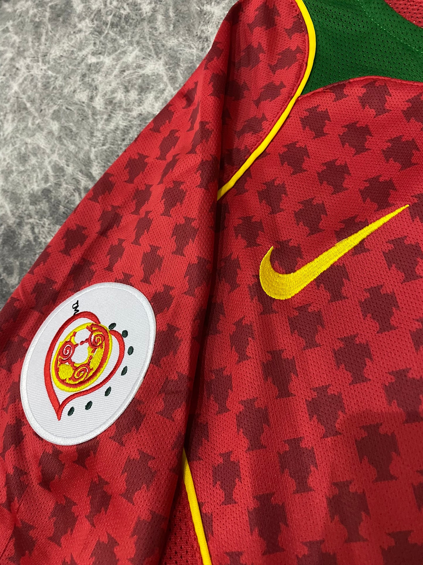 Portugal's home jersey for UEFA EURO 2004. Cristiano Ronaldo.