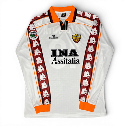 AS Roma's longsleeve home jersey. Season 98/99. Gabriel Batistuta