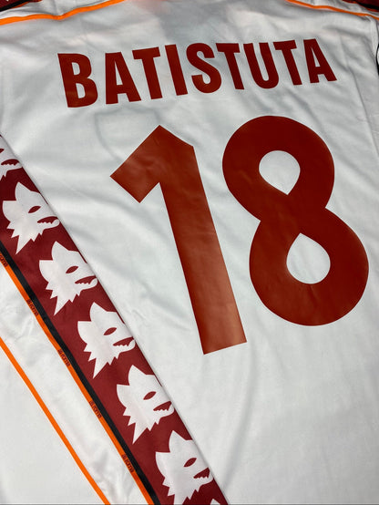 AS Roma's longsleeve home jersey. Season 98/99. Gabriel Batistuta