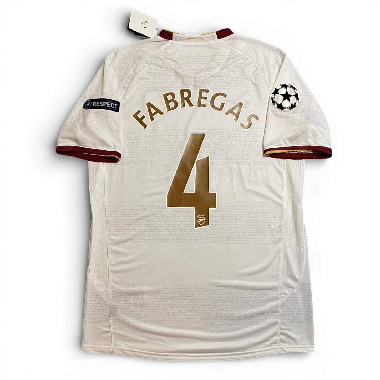 Arsenal away jersey. Season 07/08. Cesc Fabregas.