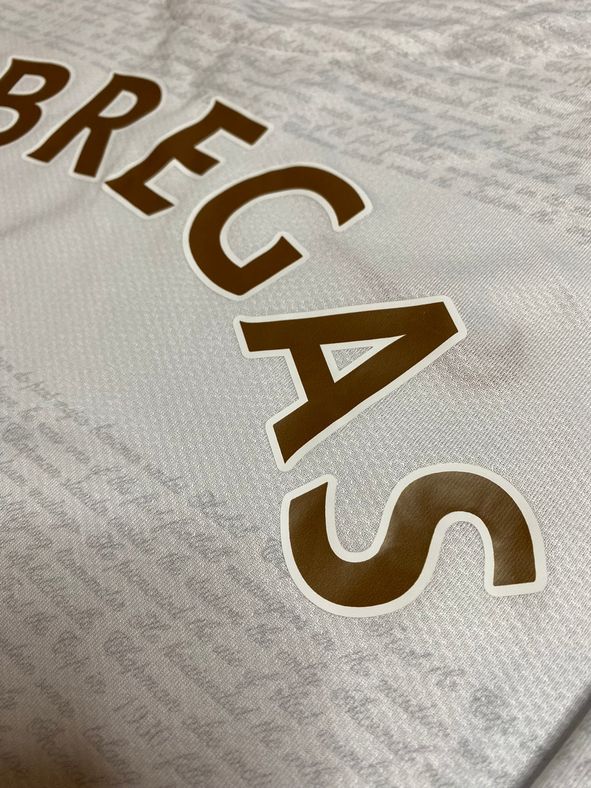 Arsenal away jersey. Season 07/08. Cesc Fabregas.