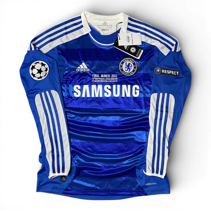 Chelsea's longsleeve home jersey for the 2012 Champions League Final. Frank Lampard.