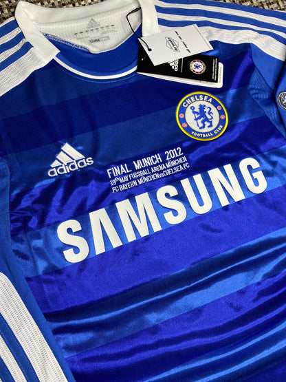 Chelsea's longsleeve home jersey for the 2012 Champions League Final. Frank Lampard.
