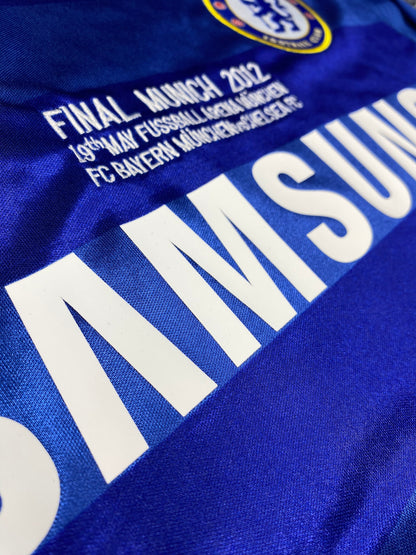 Chelsea's longsleeve home jersey for the 2012 Champions League Final. Frank Lampard.