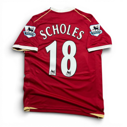 Manchester United home jersey. Season 06/07. Paul Scholes