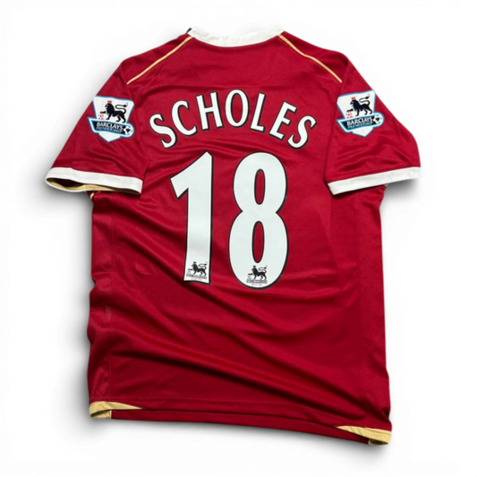 Manchester United home jersey. Season 06/07. Paul Scholes