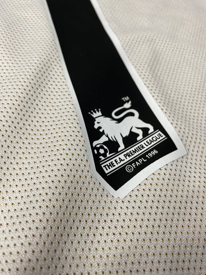 Manchester United reversible jersey commemorating the club's 100th anniversary. Season 01/02. David Beckham