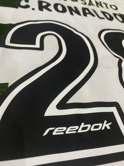 Sporting Lisbon home jersey. Season 02/03. Cristiano Ronaldo
