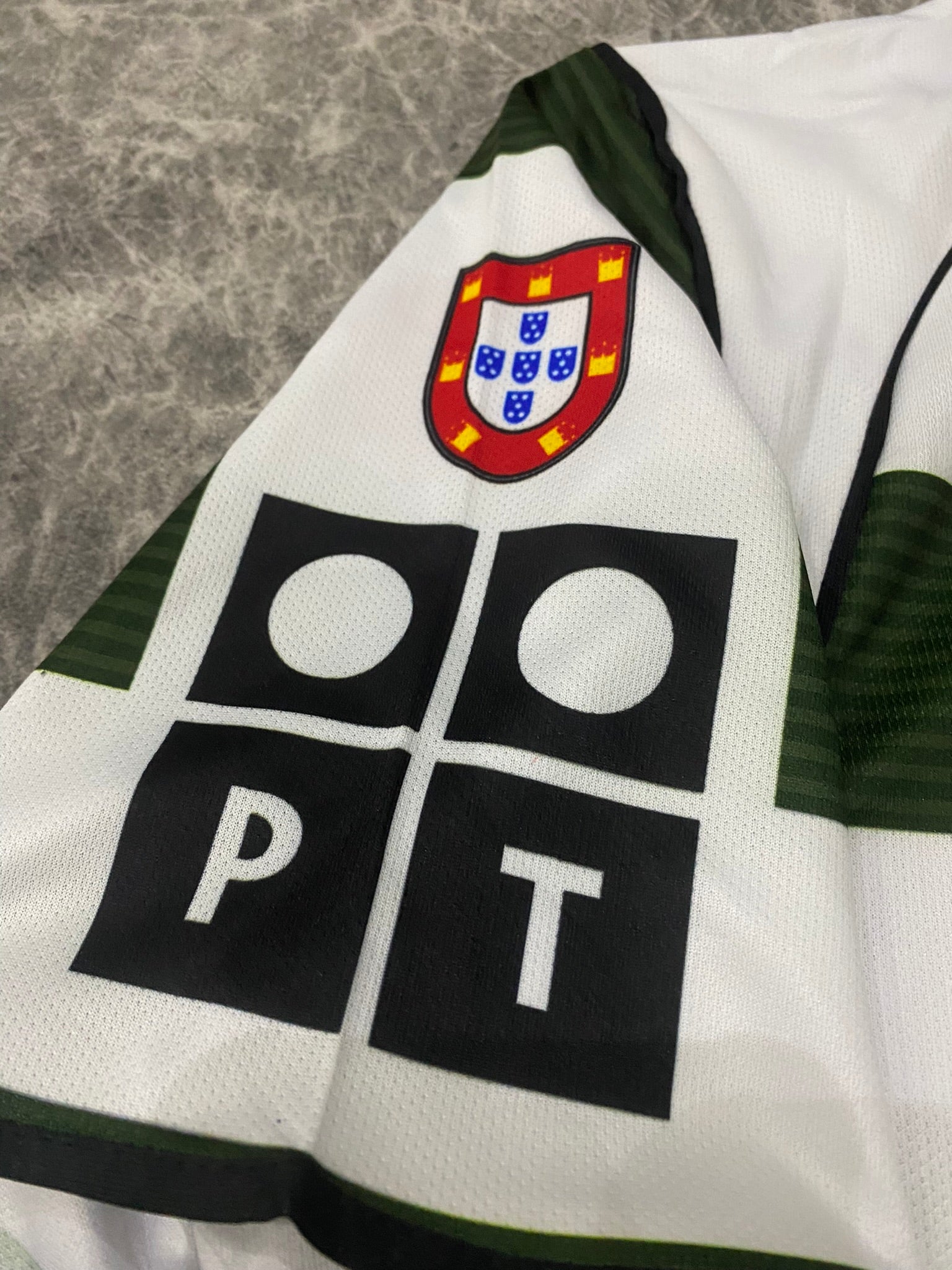 Sporting Lisbon home jersey. Season 02/03. Cristiano Ronaldo