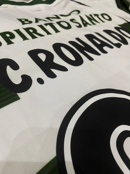 Sporting Lisbon home jersey. Season 02/03. Cristiano Ronaldo