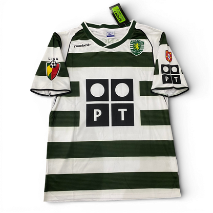 Sporting Lisbon home jersey. Season 02/03. Cristiano Ronaldo