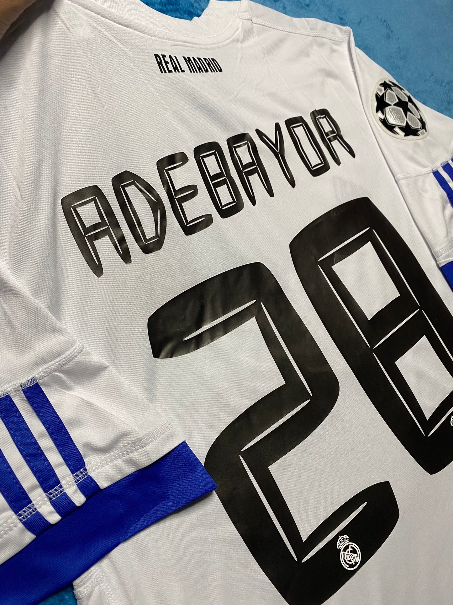 Real Madrid home jersey. Season 10/11. Emmanuel Adebayor