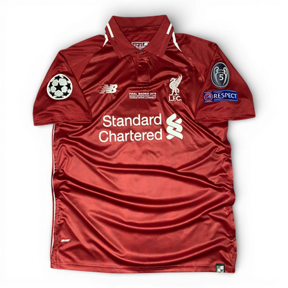 Liverpool's home jersey for the 2019 Champions League final. Roberto Firmino.
