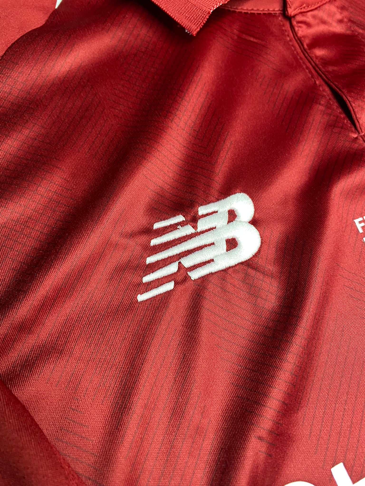 Liverpool's home jersey for the 2019 Champions League final. Roberto Firmino.