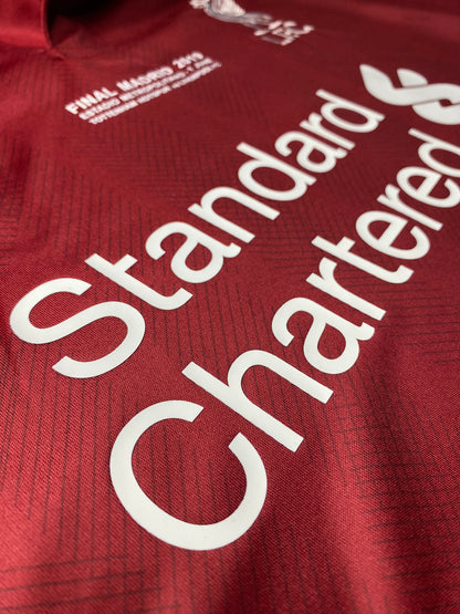 Liverpool's home jersey for the 2019 Champions League final. Roberto Firmino.