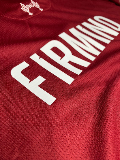 Liverpool's home jersey for the 2019 Champions League final. Roberto Firmino.