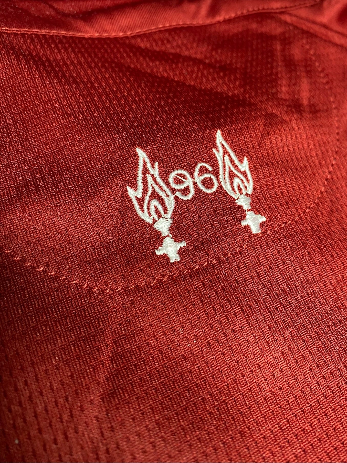 Liverpool's home jersey for the 2019 Champions League final. Roberto Firmino.