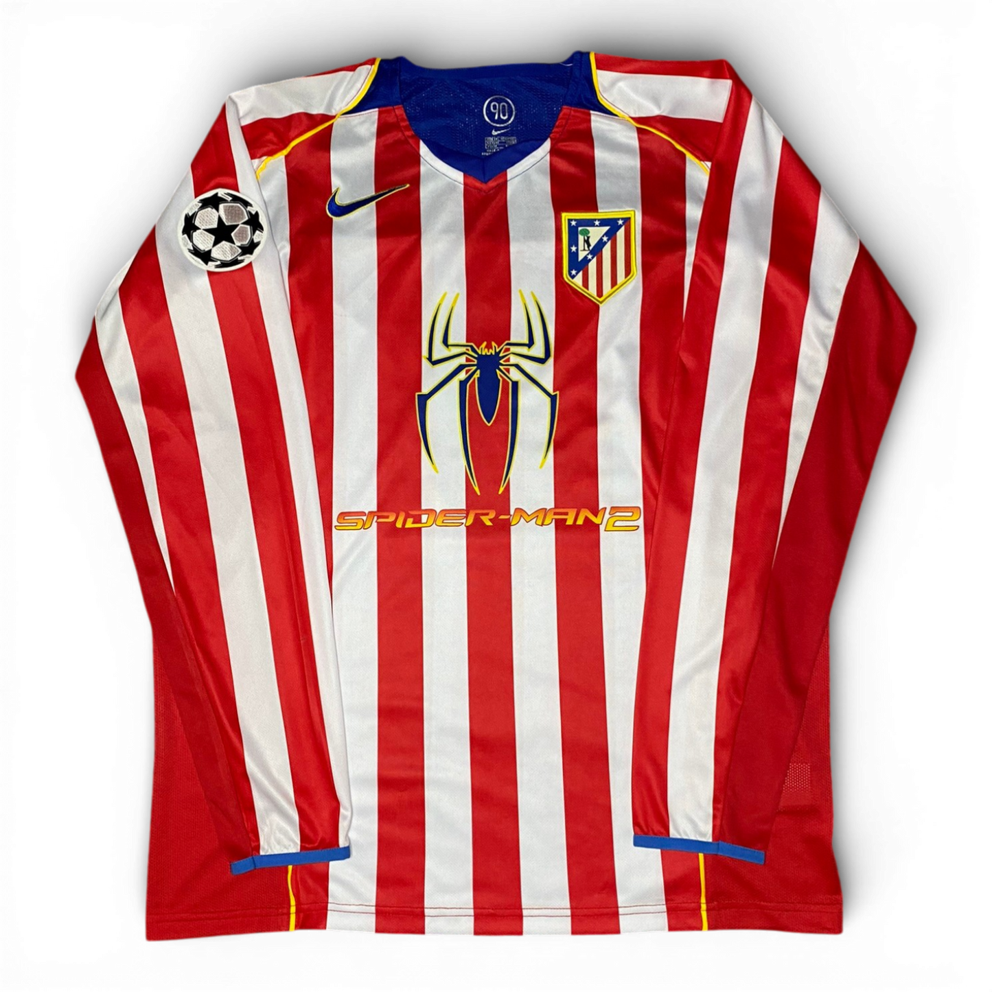 Atletico Madrid longsleeve home jersey. Season 04/05. Fernando Torres