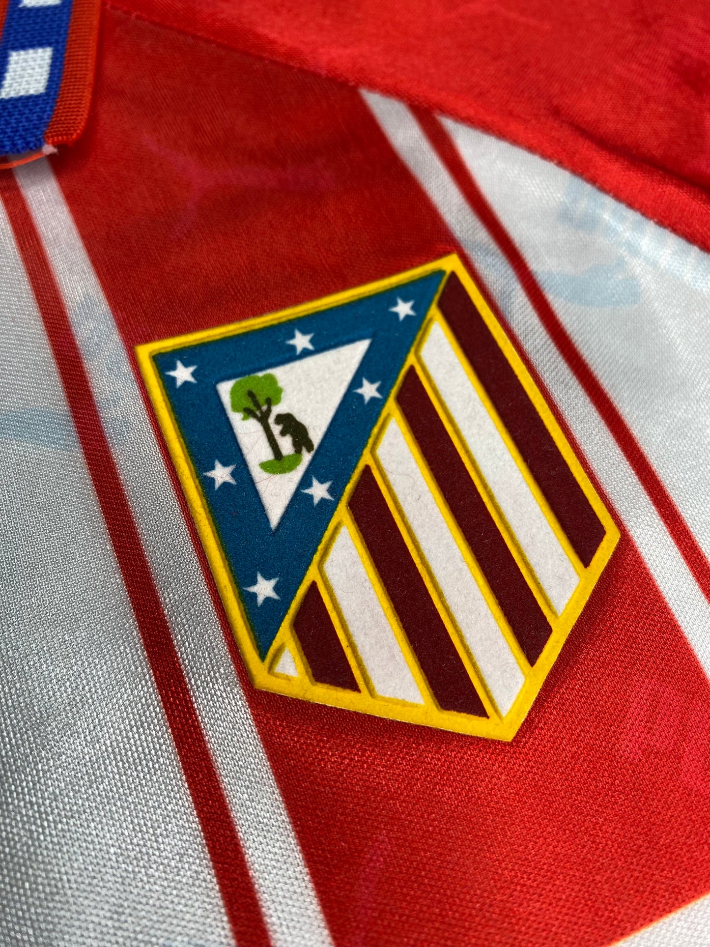 Atletico Madrid home jersey. Season 94/95. Diego Simeone.