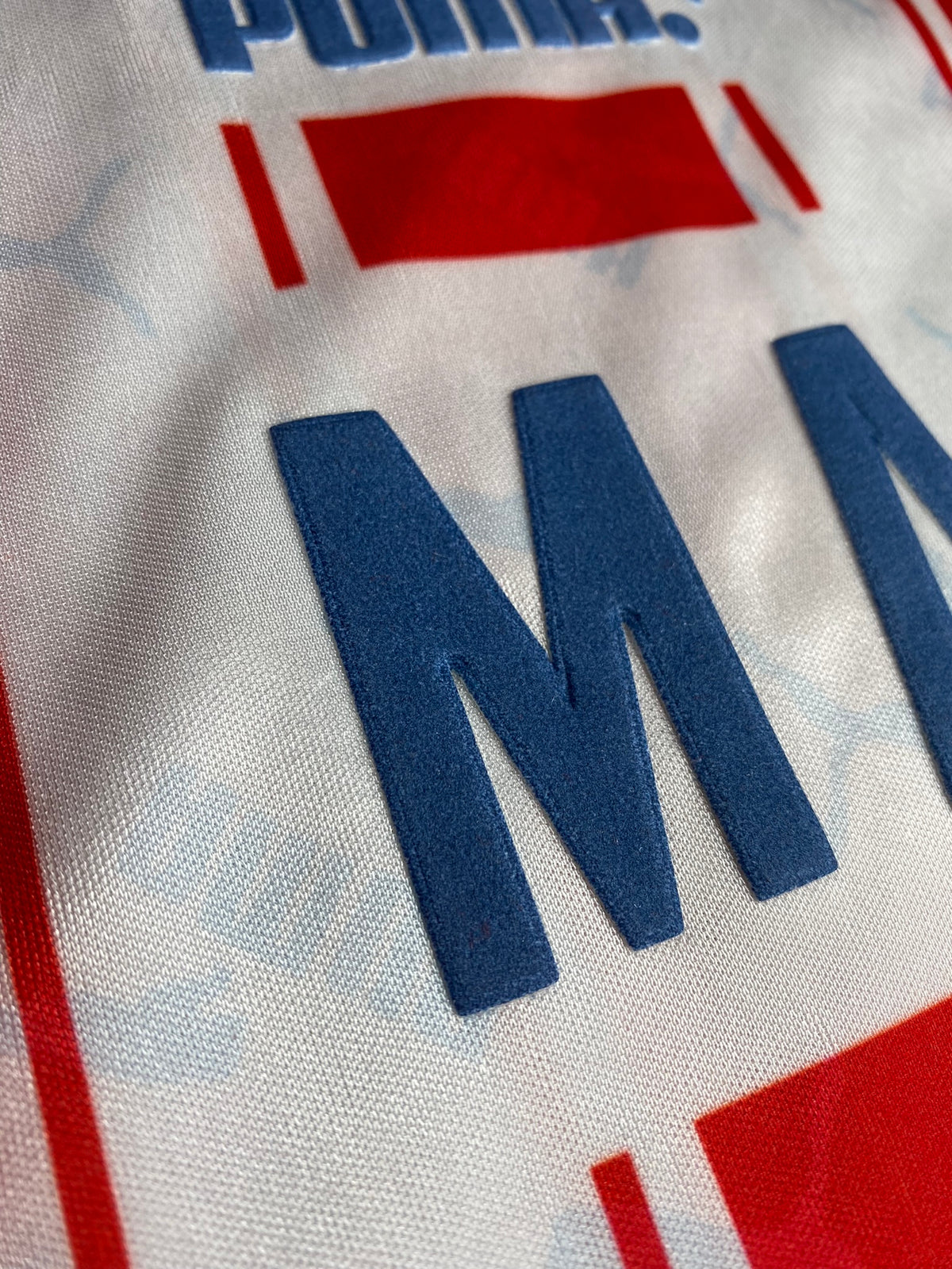 Atletico Madrid home jersey. Season 94/95. Diego Simeone.