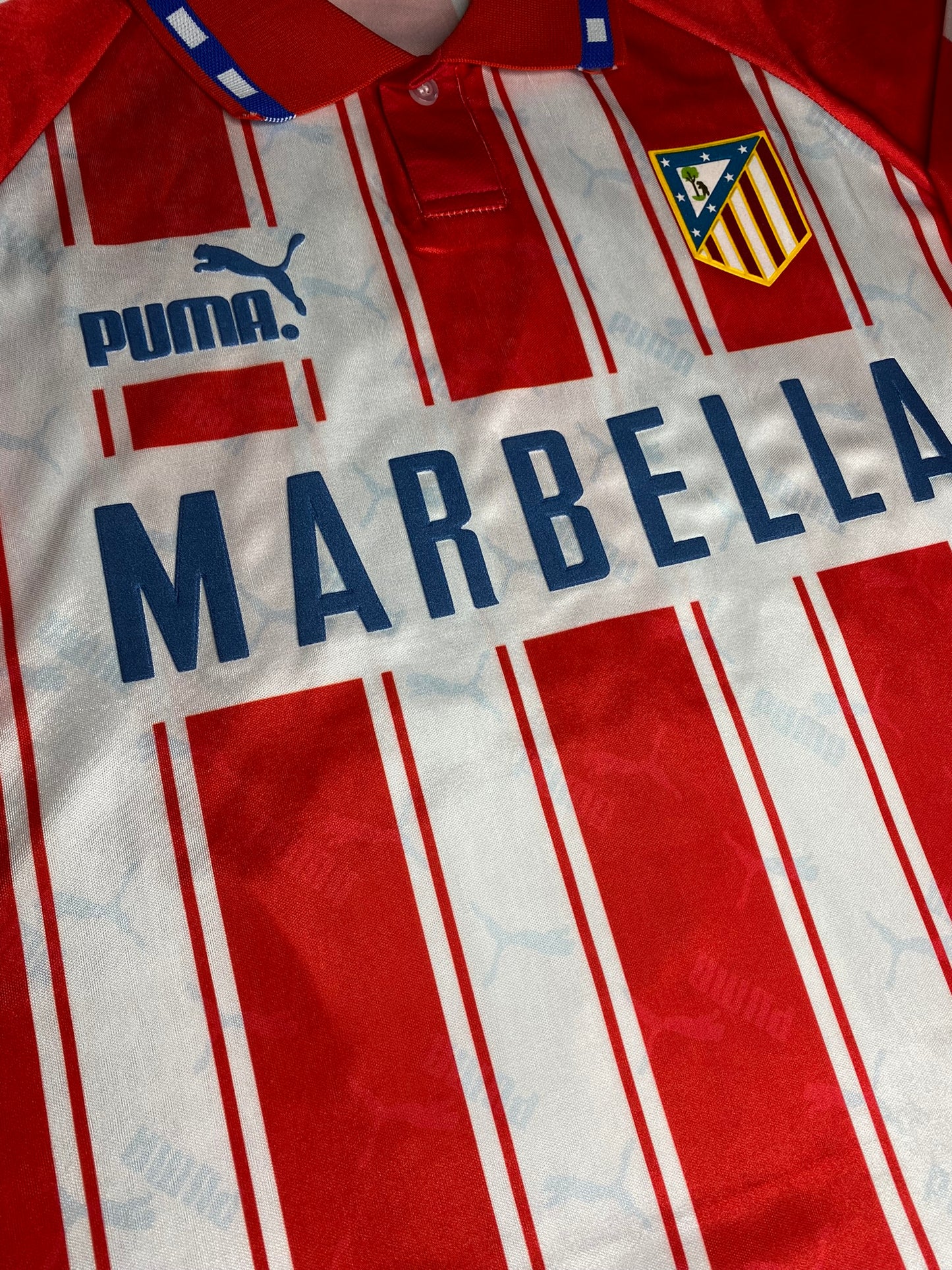 Atletico Madrid home jersey. Season 94/95. Diego Simeone.