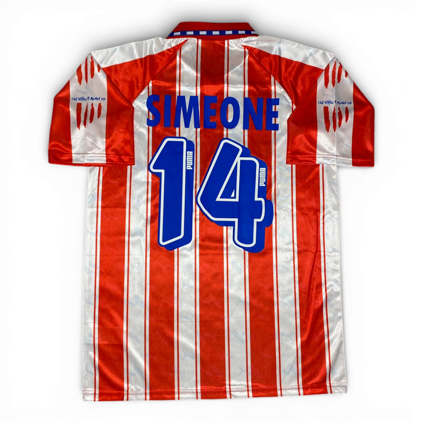 Atletico Madrid home jersey. Season 94/95. Diego Simeone.