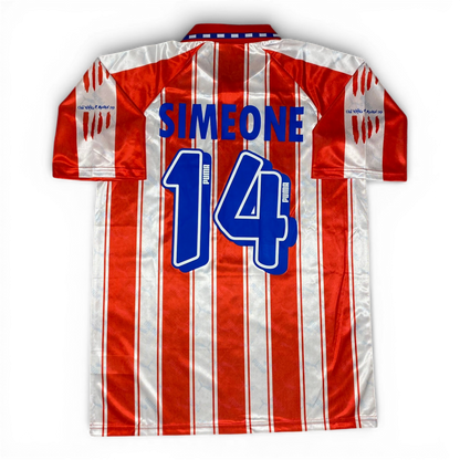 Atletico Madrid home jersey. Season 94/95. Diego Simeone.