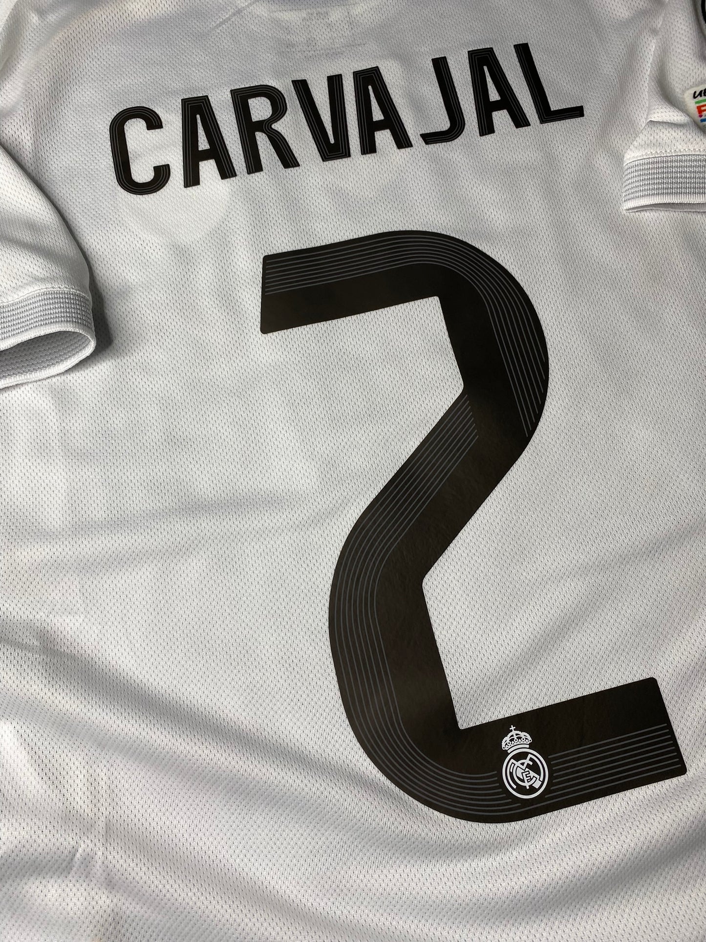 Real Madrid home jersey. Season 25/26. Daniel Carvajal.