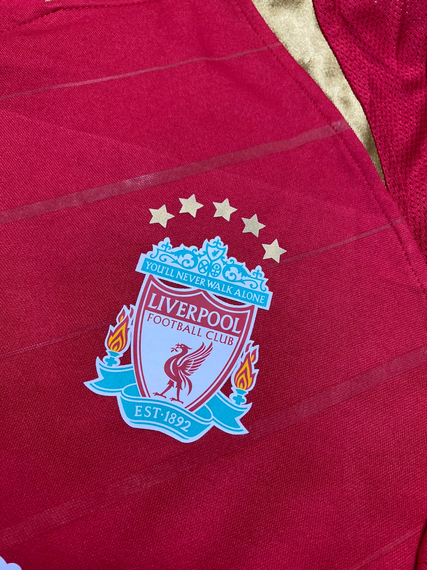 Liverpool home jersey. Season 05/06. Steven Gerrard.