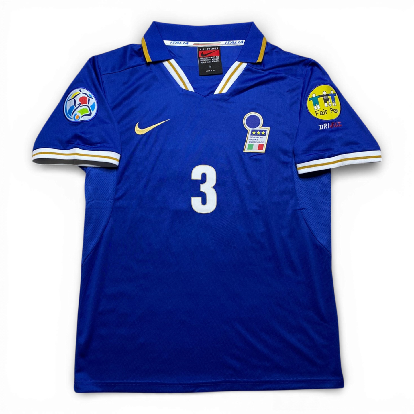 Italy's home jersey. Season 96/97. Paolo Maldini.