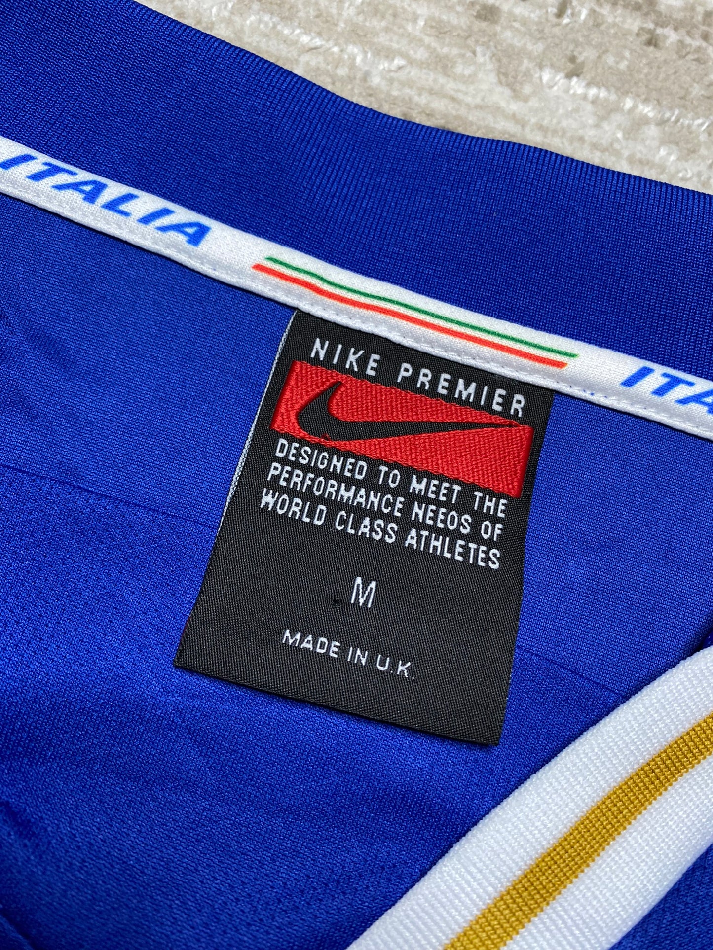 Italy's home jersey. Season 96/97. Paolo Maldini.