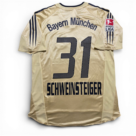 Bayern Munich away jersey. Season 04/05. Bastian Schweinsteger