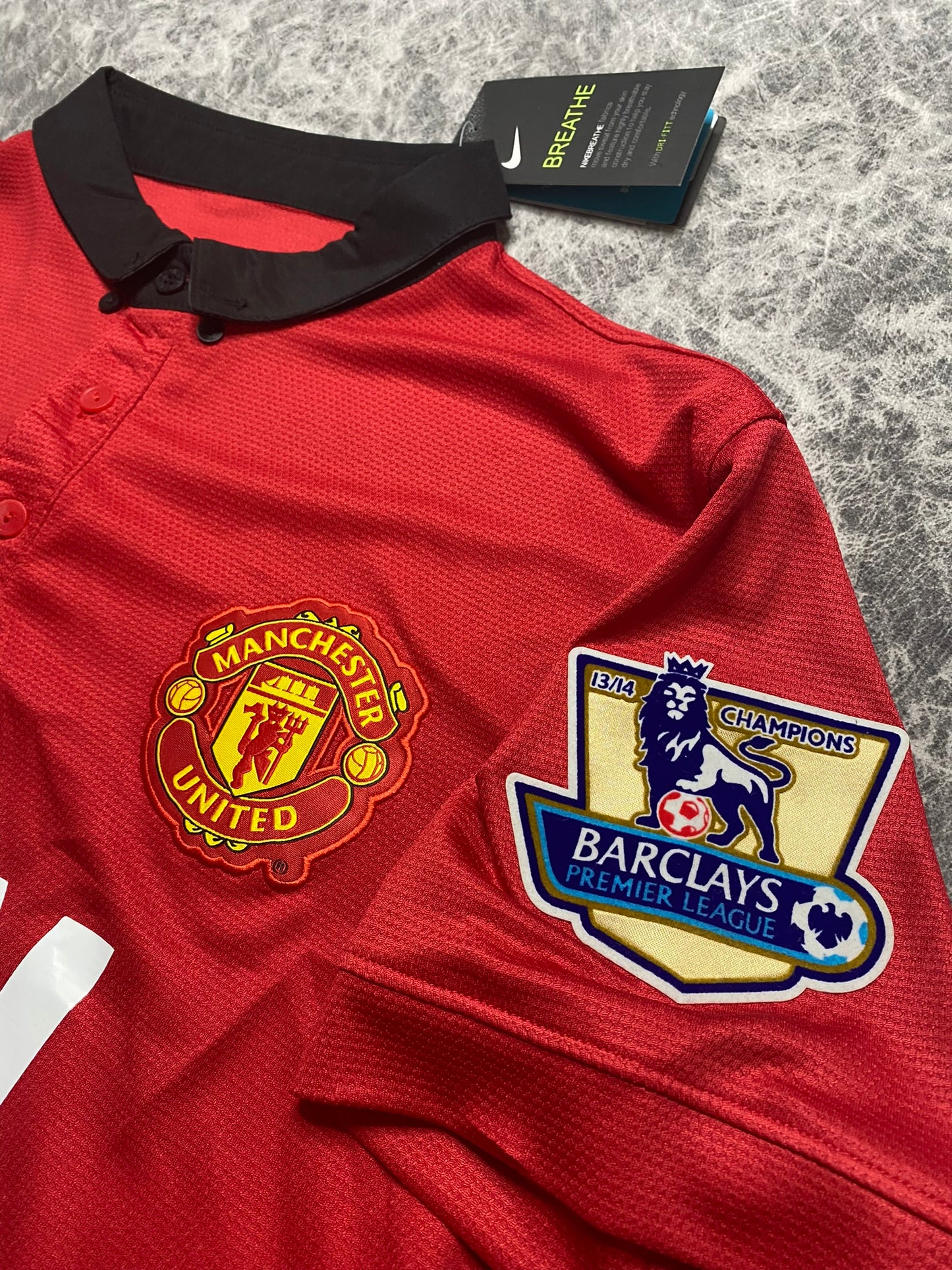 Manchester United home jersey. Season 13/14. Wayne Rooney.
