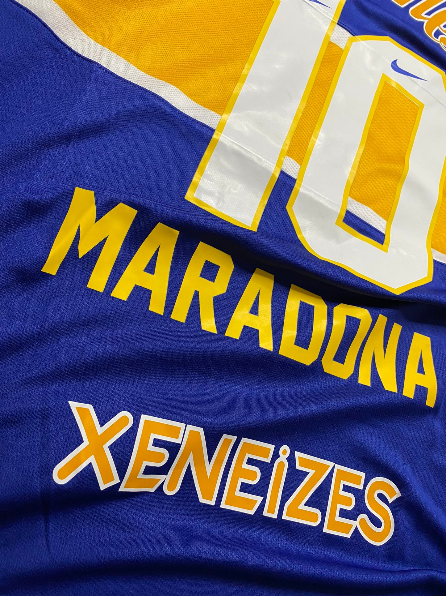 Boca Juniors home jersey. Season 96/97. Diego Armando Maradona