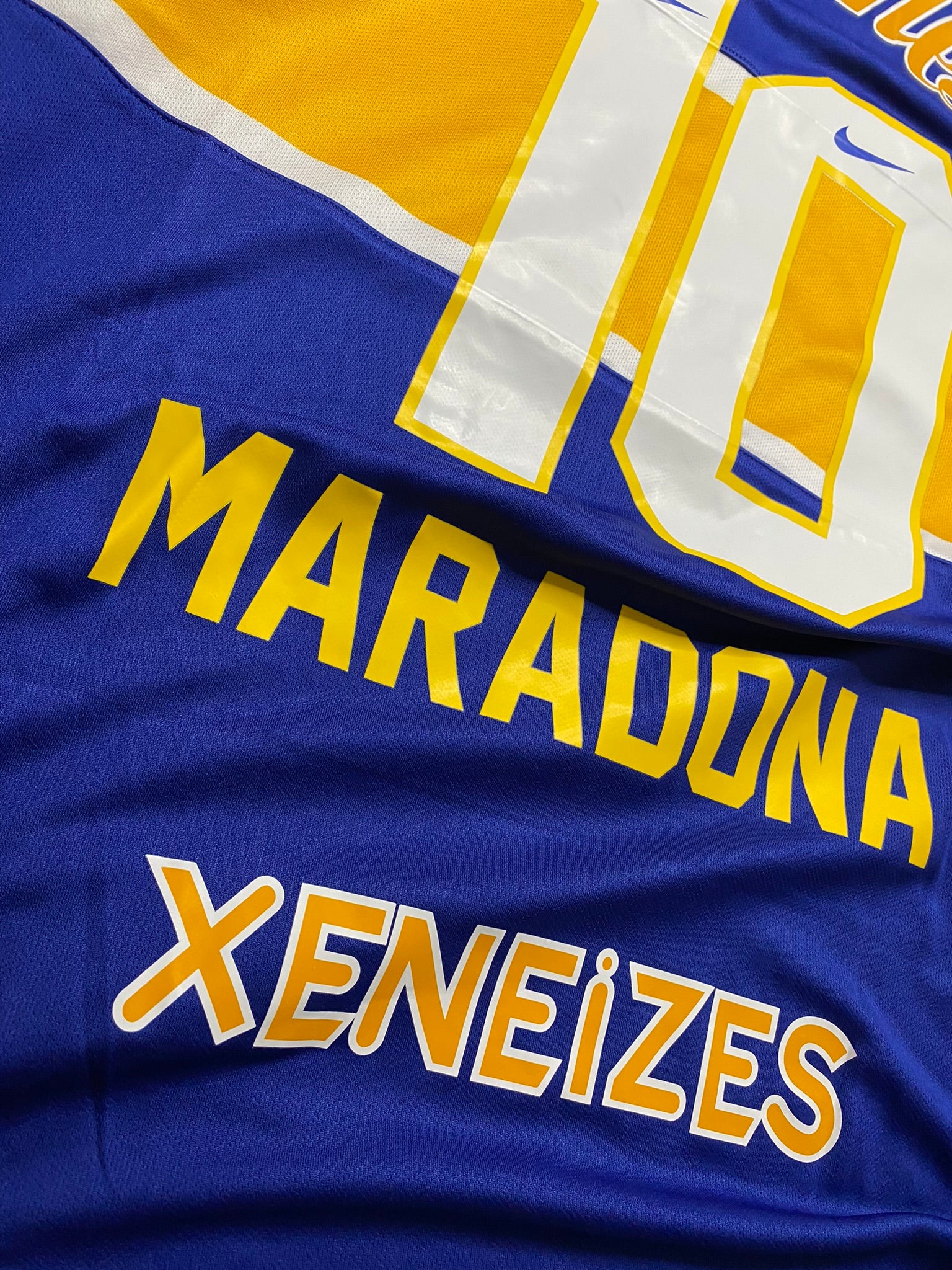 Boca Juniors home jersey. Season 96/97. Diego Armando Maradona
